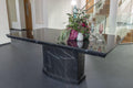 Nebula Black Engineered Marble Dining Table 160cm