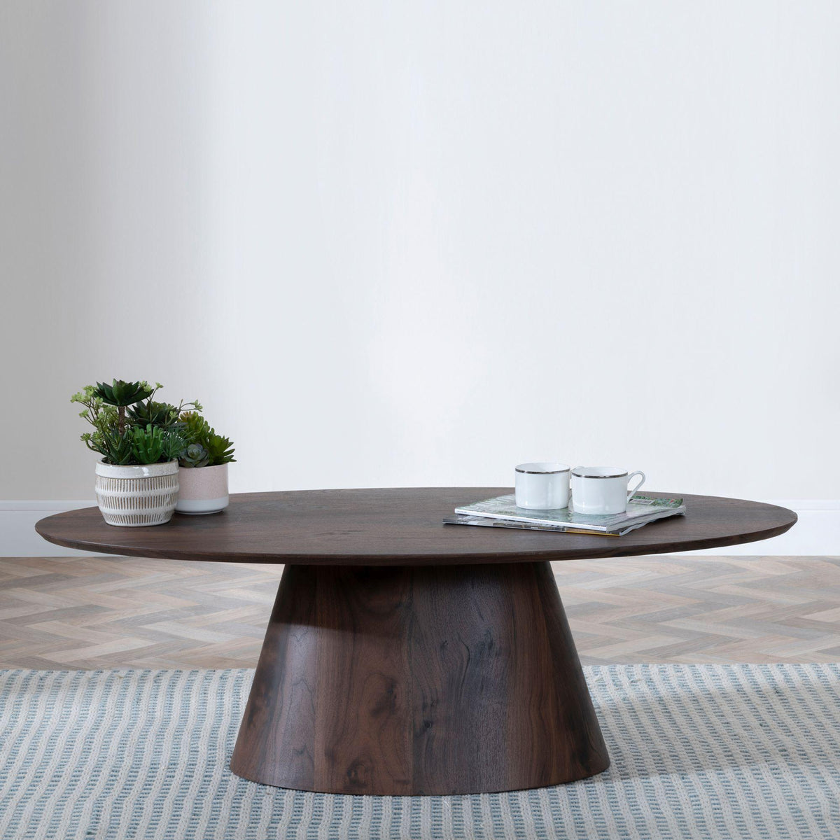 Whitby Oval MDF Coffee Table