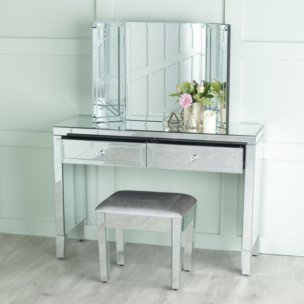 Vasari Mirrored Dressing / Console Table