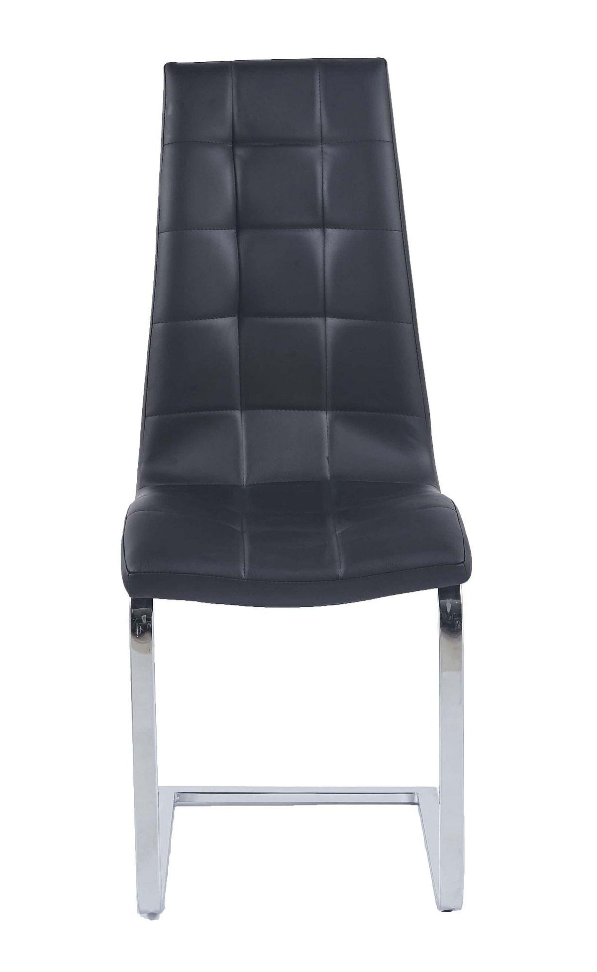 Palazzo Chrome Cantilever Faux Leather Dining Chair