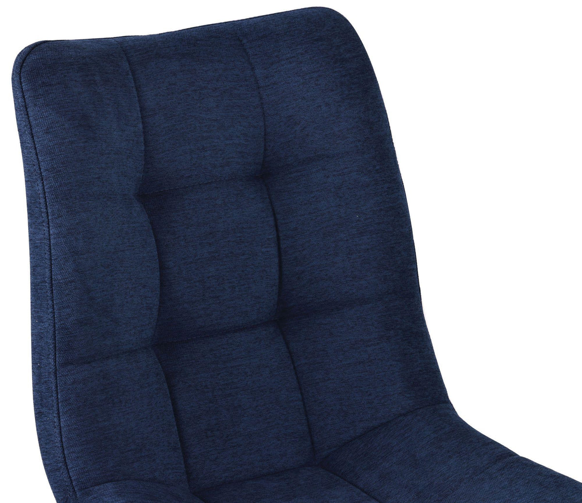 Soleil Fabric Dining Chair with Black Metal Legs
