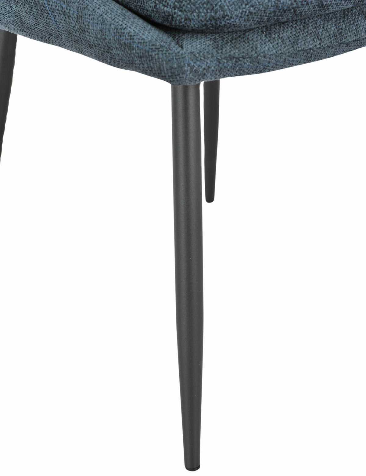 Atelier Fabric Dining Chair with Black Legs