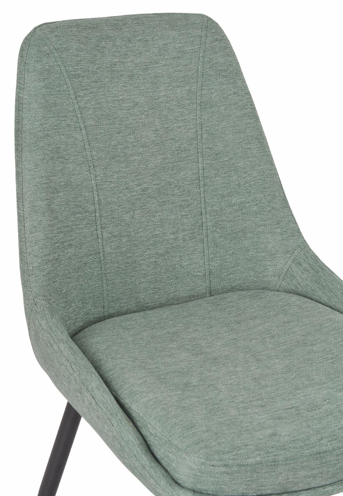 Beaumont Fabric Dining Chair with Black Legs