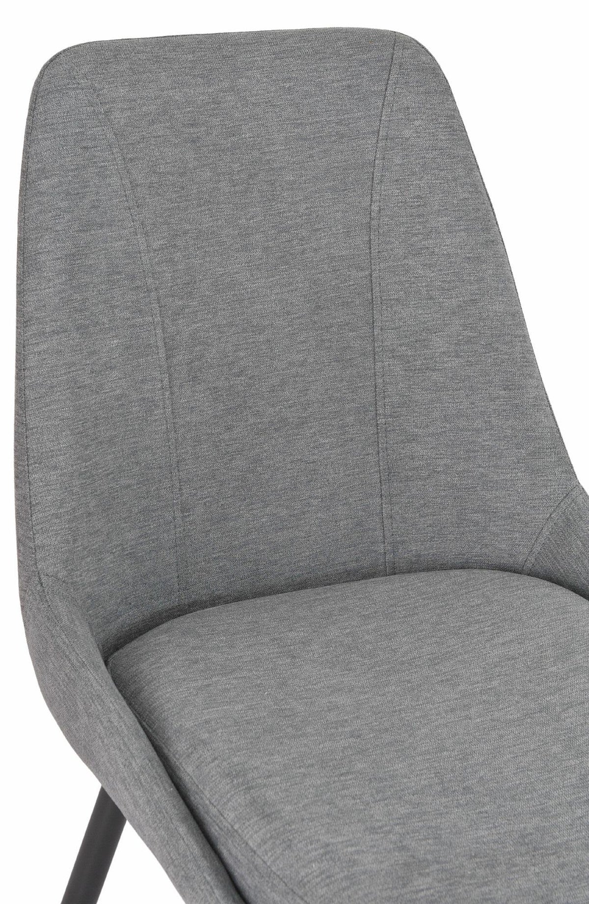 Beaumont Fabric Dining Chair with Black Legs