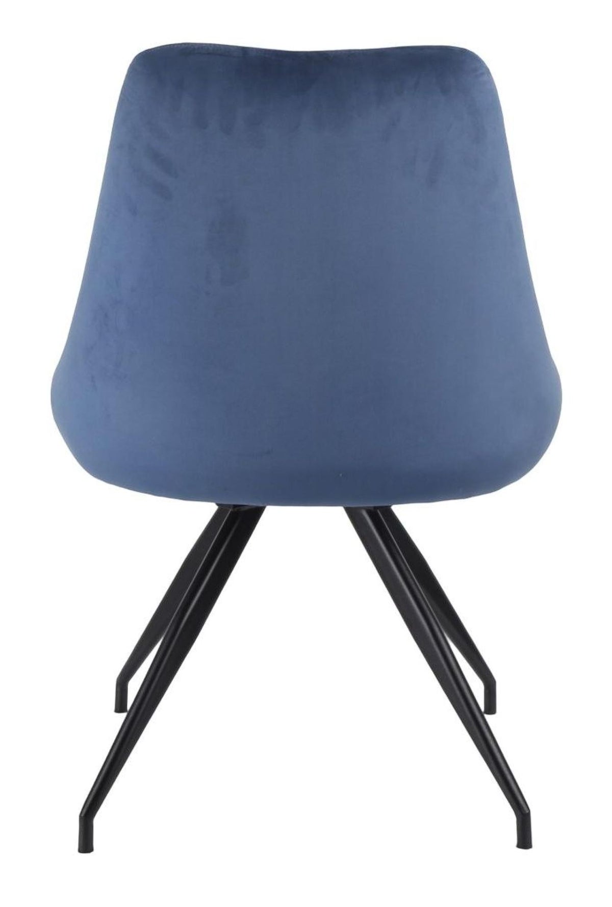 Velours Velvet Fabric Swivel Dining Chair