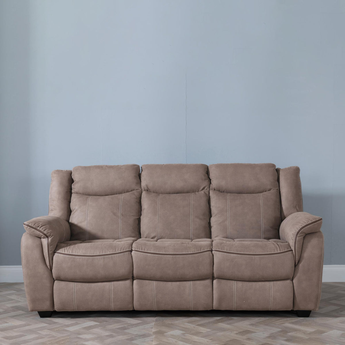 Matera Brown Fabric Sofa