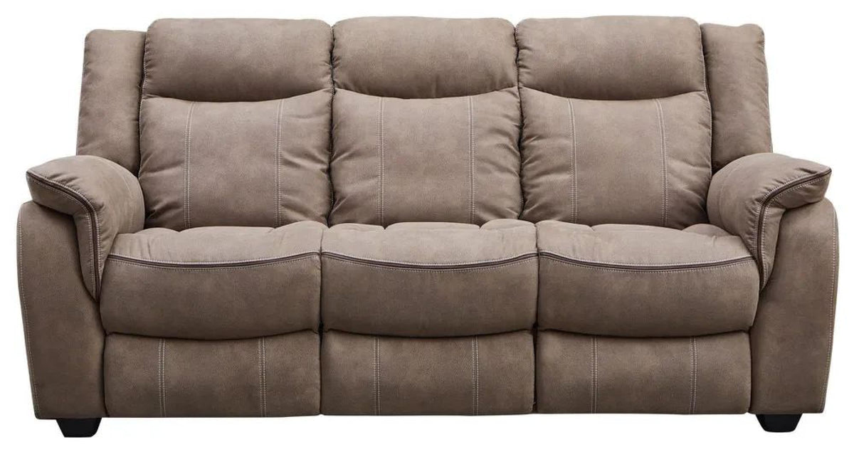 Matera Brown Fabric Sofa