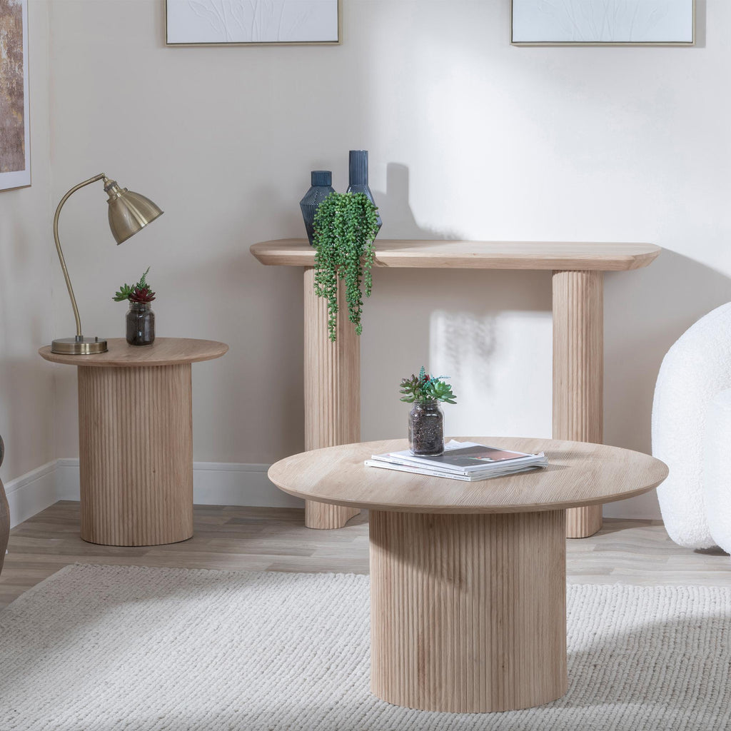 Renzo Round MDF Coffee Table