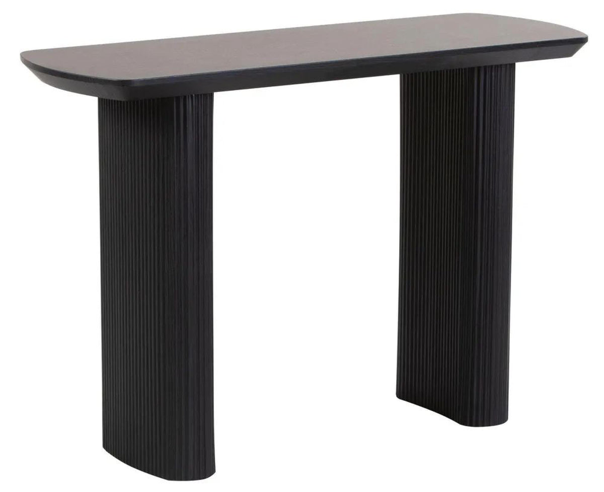 Renzo Rectangle MDF Console Table with Pedestal