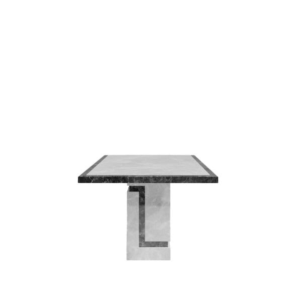 Venus Grey Engineered Marble Dining Table 200cm