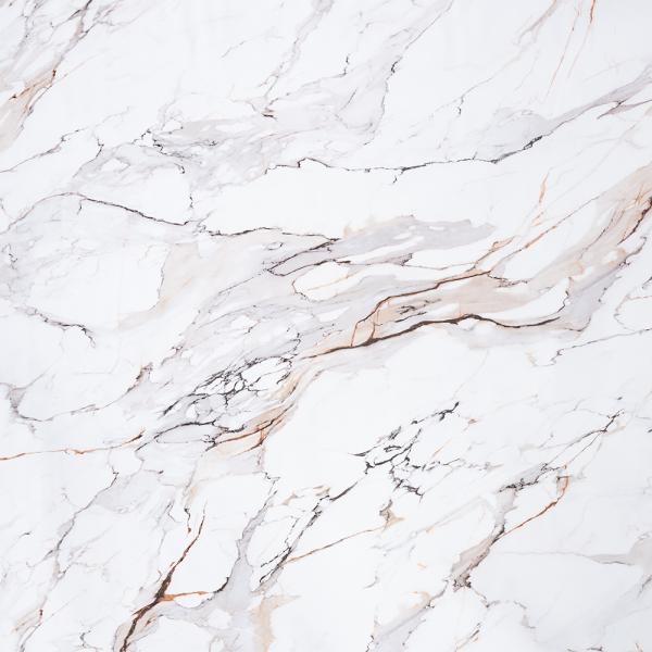 Eclipse White Engineered Marble Dining Table 180cm