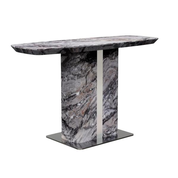 Ravello Grey Engineered Marble Console Table