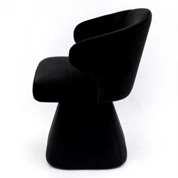 Capri Fabric Swivel Dining Chair