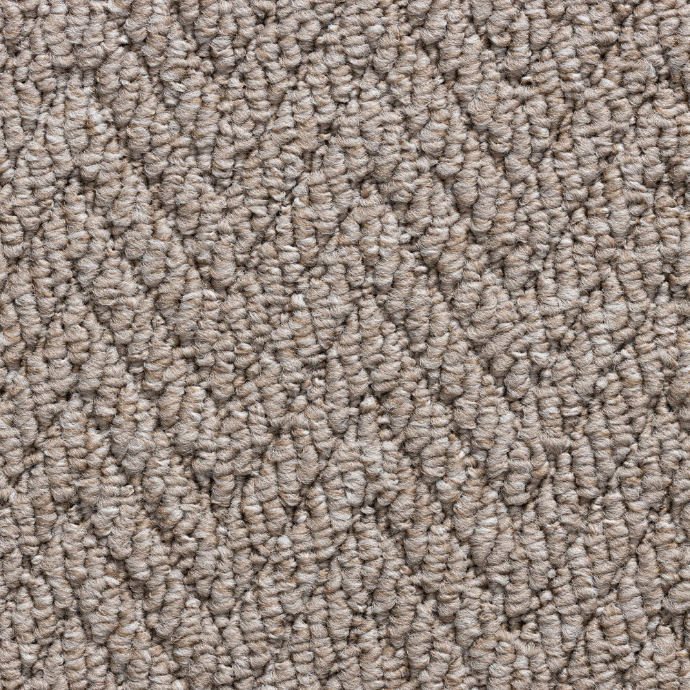 Havana Herringbone Carpet - Taupe