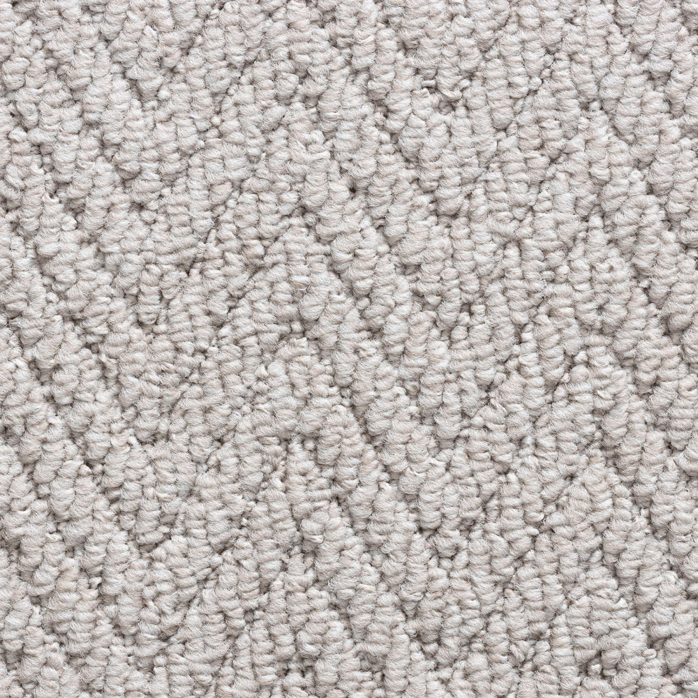 Havana Herringbone Carpet - Silver