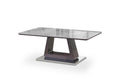 Zermatt Ceramic Grey Marble-Effect Coffee Table