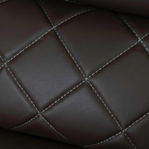 Declo Brown Leather Electric Recliner Sofa
