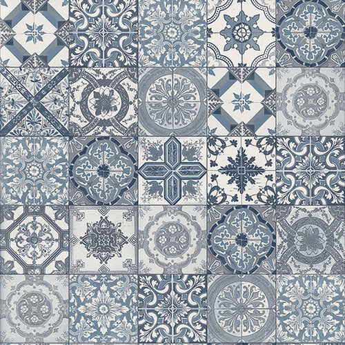 Belgravia Blue cushioned vinyl sheet flooring