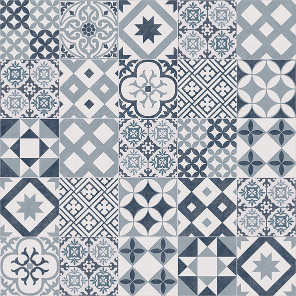 Kensington Blue cushioned vinyl sheet flooring